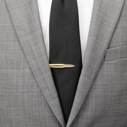 50 Cal Bullet Tie Clip by Cufflinks.com