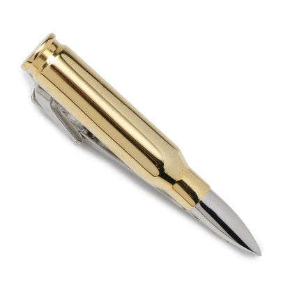 50 Cal Bullet Tie Clip by Cufflinks.com