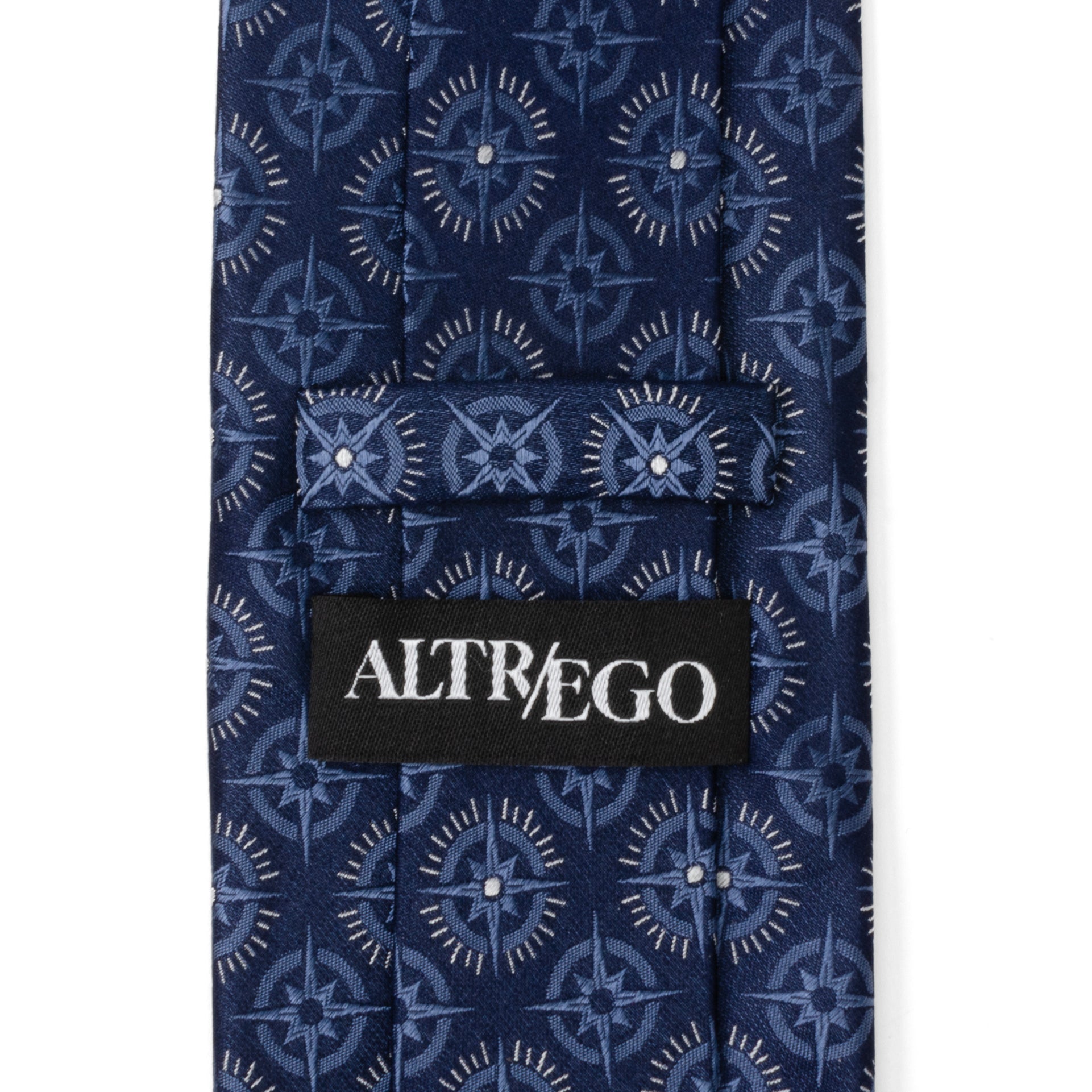 Compass Hidden Message Navy Blue Men&