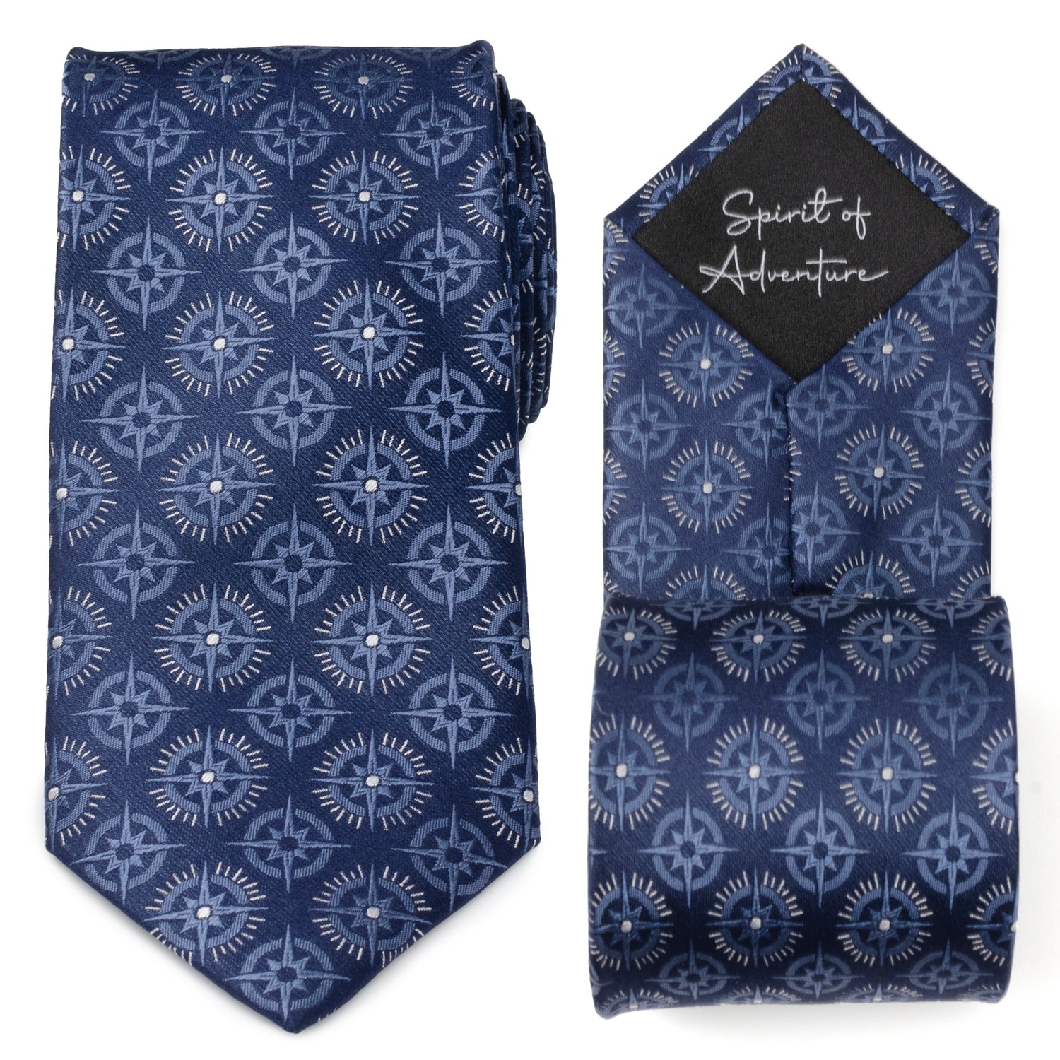 Compass Hidden Message Navy Blue Men&