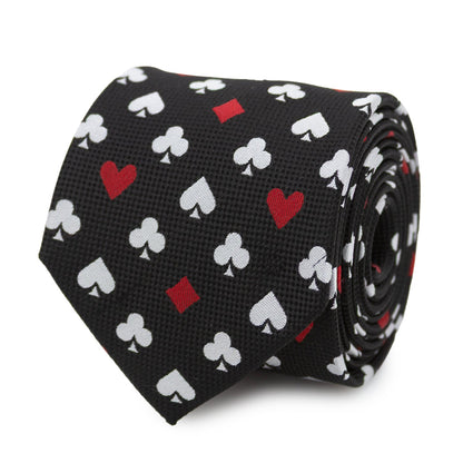 Card Suits Vegas Hidden Message Black Men&