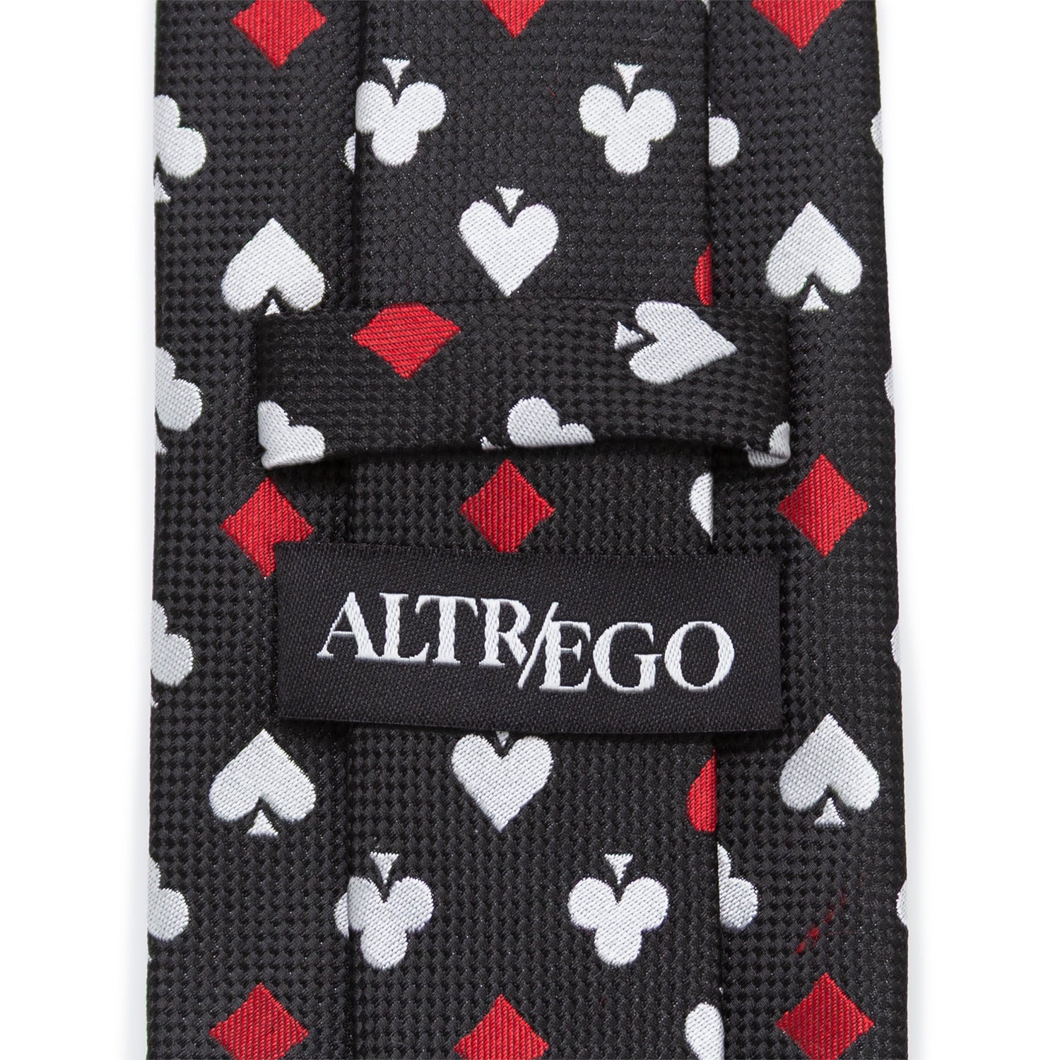 Card Suits Vegas Hidden Message Black Men&