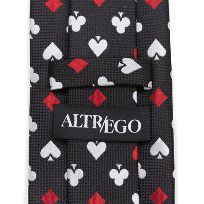 Card Suits Vegas Hidden Message Black Men&