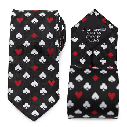 Card Suits Vegas Hidden Message Black Men&