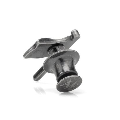 Golf 18th Hole Antique Silver Lapel Pin by Cufflinks.com