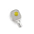 Pickleball Racket Silver Lapel Pin by Cufflinks.com