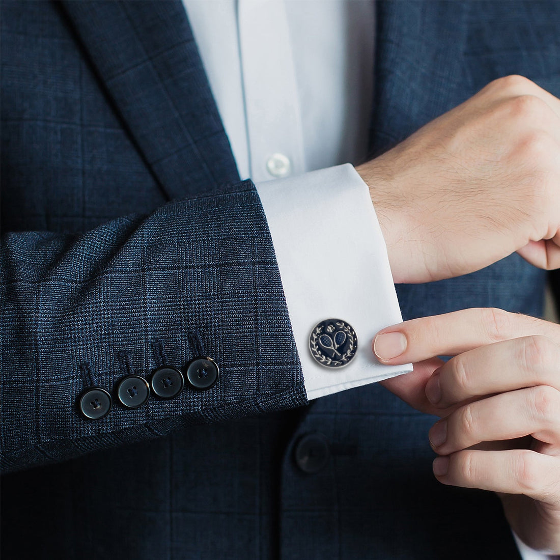 Tennis Enthusiast Cufflinks by Cufflinks.com