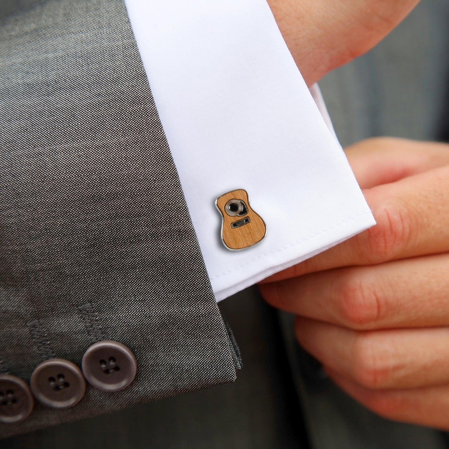 ToneWood Acoustic Cufflinks by Cufflinks.com