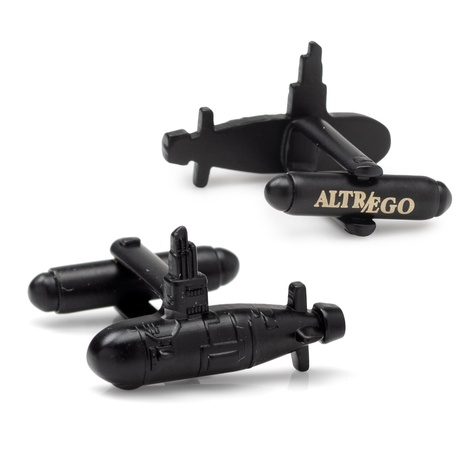 US Submarine Black 3D Cufflinks by Cufflinks.com