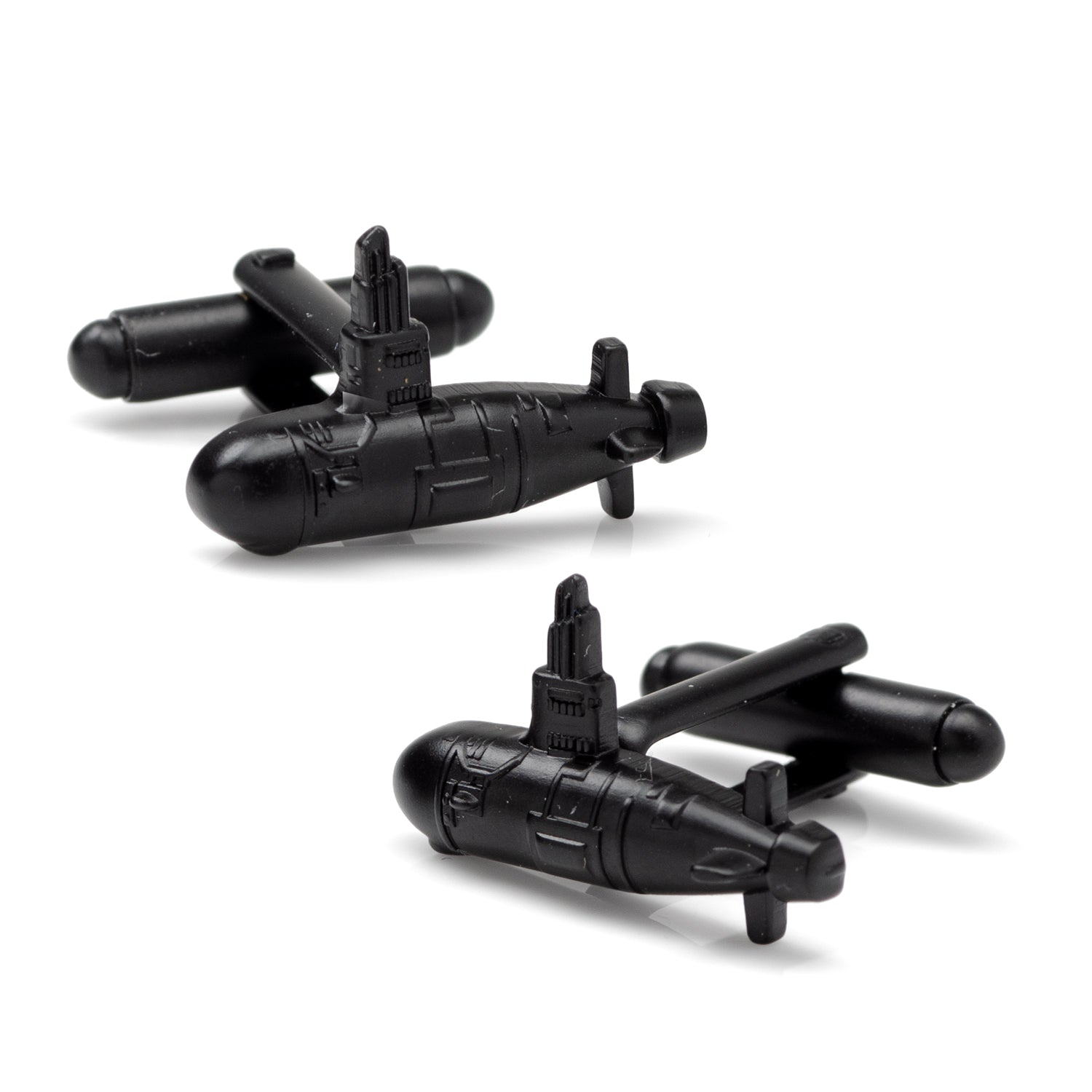 US Submarine Black 3D Cufflinks by Cufflinks.com