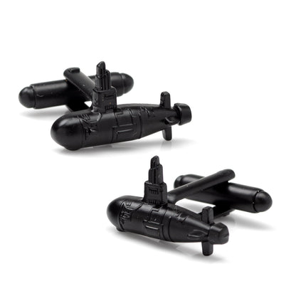 US Submarine Black 3D Cufflinks by Cufflinks.com