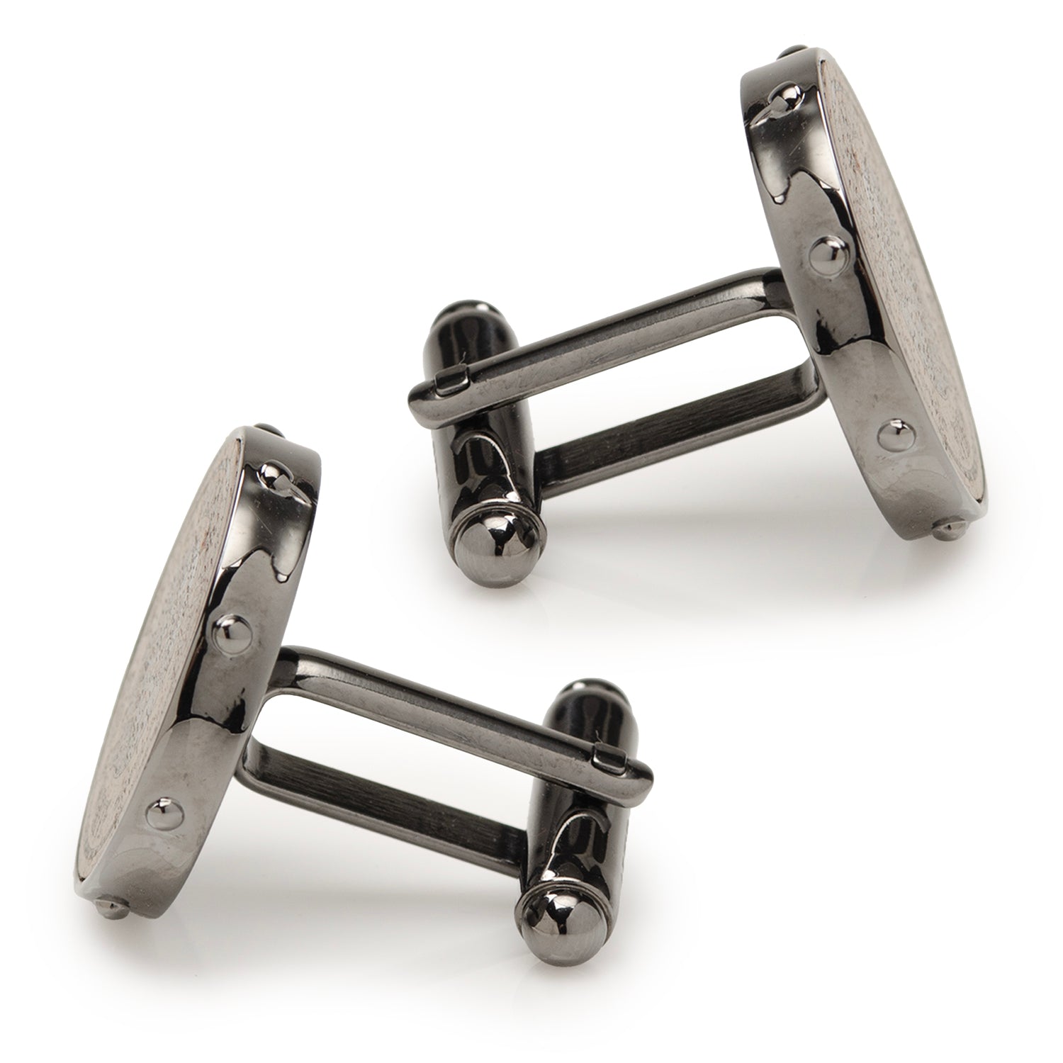 Wine Barrel Metal Cufflinks by Cufflinks.com