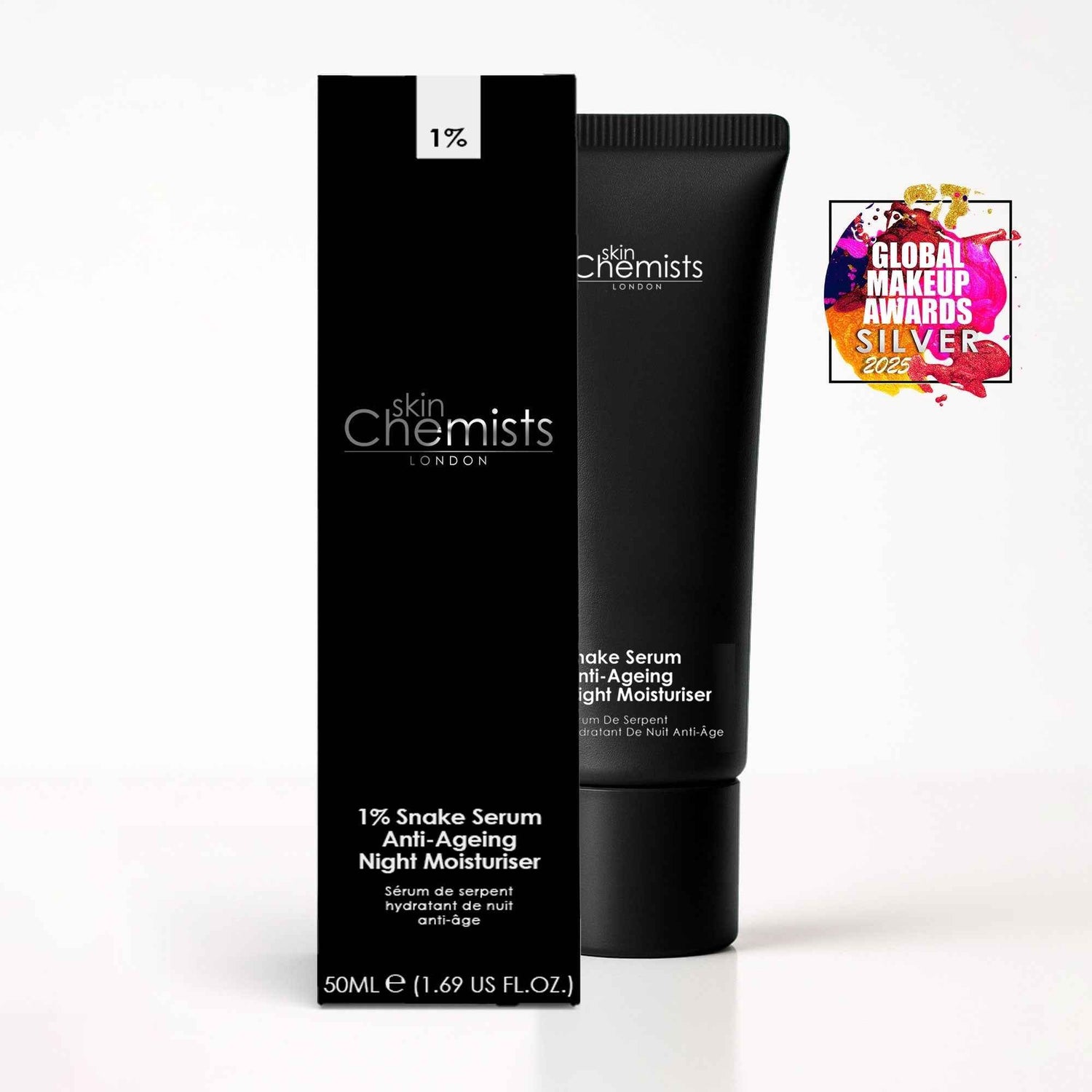 skinChemists Snake Serum Anti-Ageing Night Moisturiser 50ml