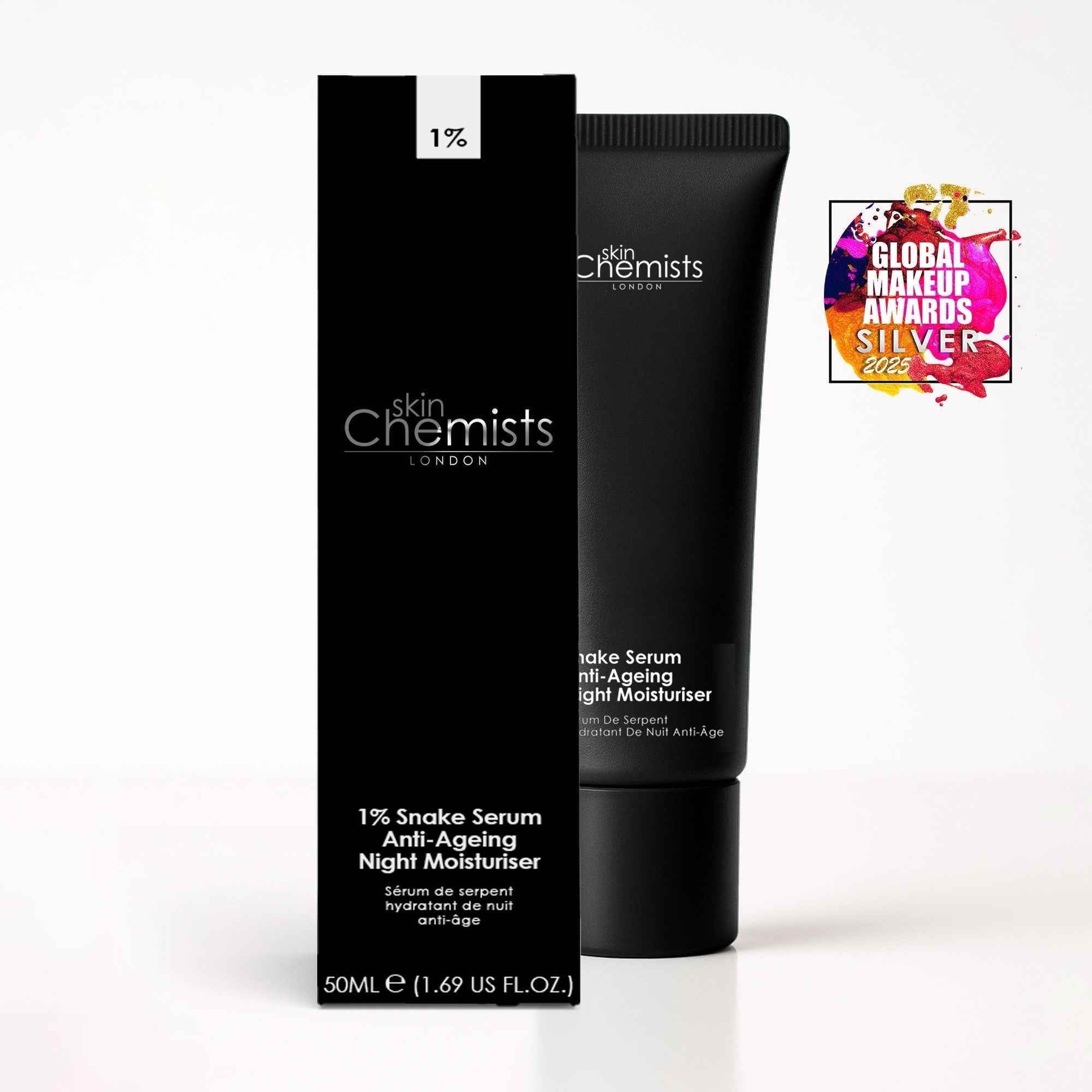 skinChemists Snake Serum Anti-Ageing Night Moisturiser 50ml