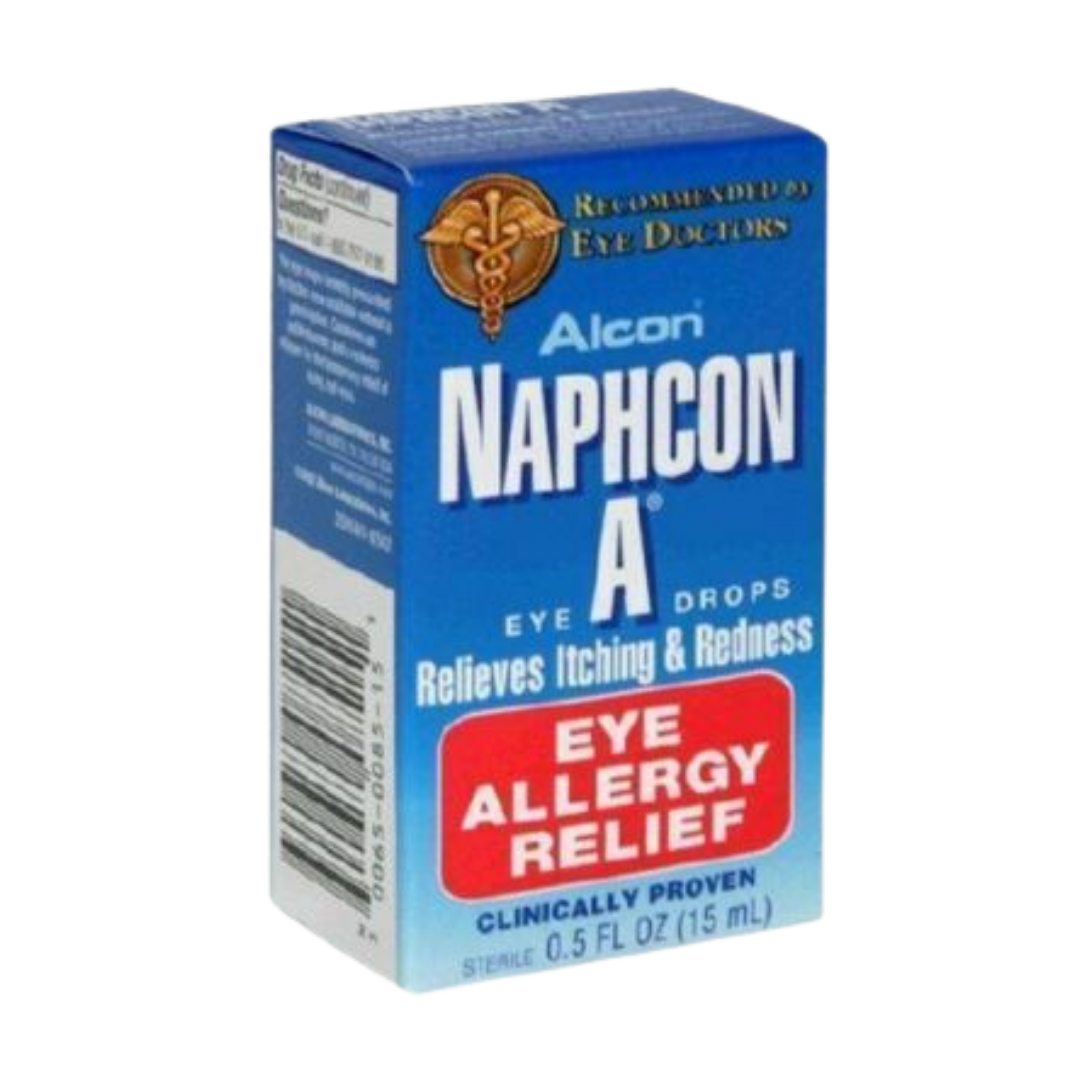 Alcon Naphcon A Antihistamine Eye Drops (0.5 oz) by Farmacias Savia