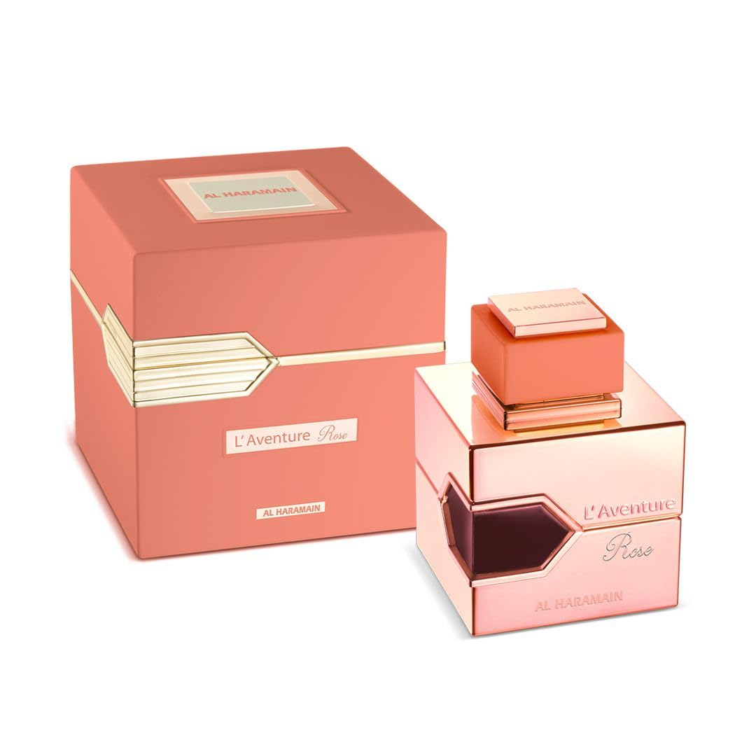 Al Haramain L’Aventure Rose Eau de Parfum Spray for Women (3.4 oz) by Farmacias Savia