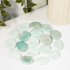 Amazonite Worry Stone for crystal healing (Pocket Palm Stone / Thumb Stone)  DestGlow