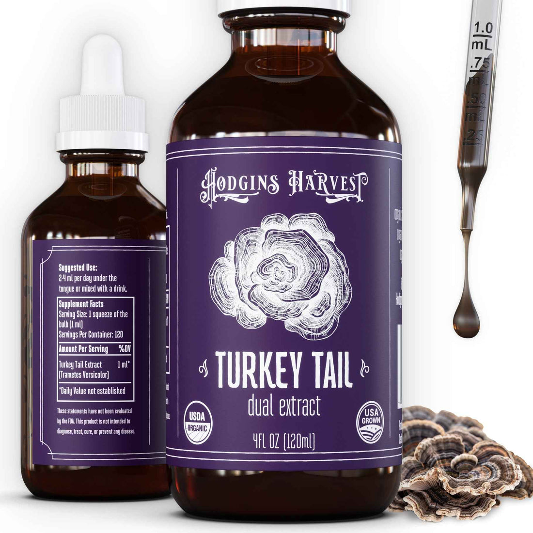 Turkey Tail Dual Extract Tincture
