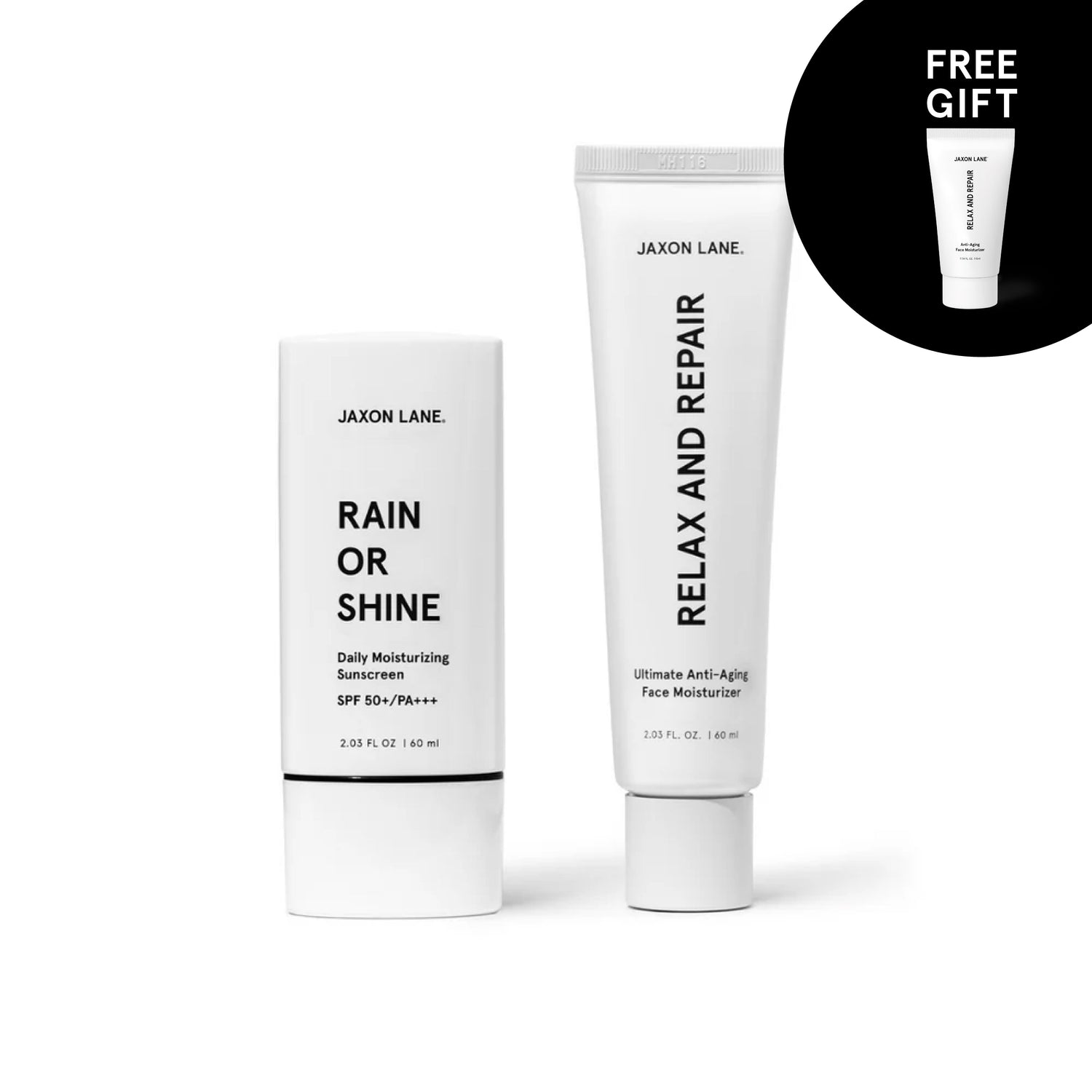 Jaxon Lane AM/PM Skincare Set - Sunscreen &amp; Moisturizer by JAXON LANE