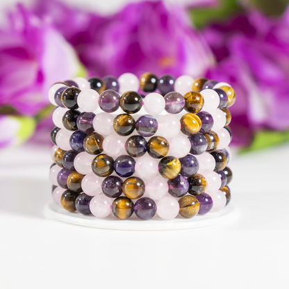 Calming ANXIETY Crystal Bracelet (Calm, Protection, Positivity)  DestGlow