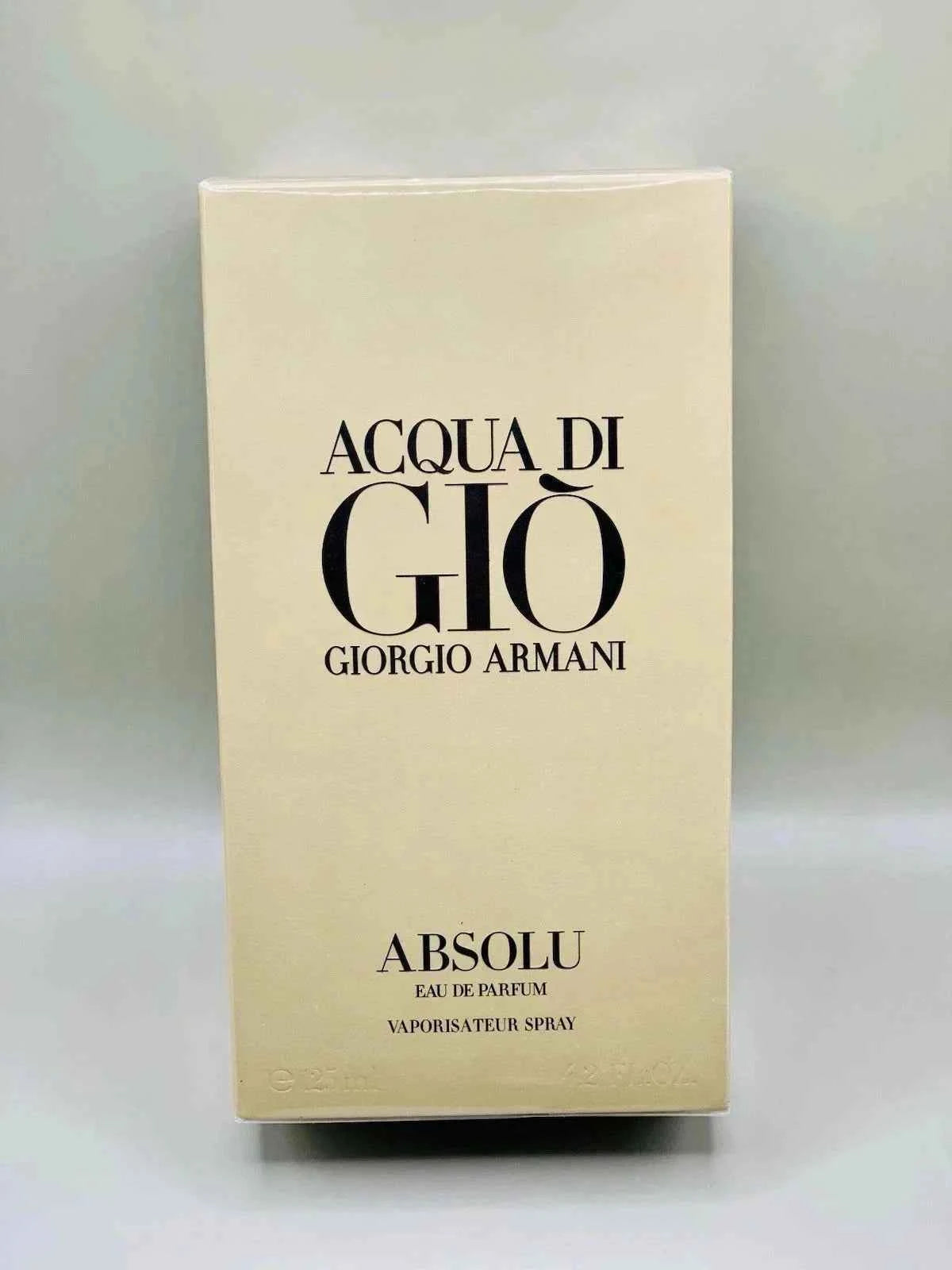 Giorgio Armani Acqua Di Giò Absolu Eau de Parfum for Men – 4.2 oz / 125ml