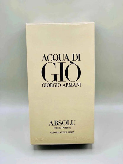 Giorgio Armani Acqua Di Giò Absolu Eau de Parfum for Men – 4.2 oz / 125ml