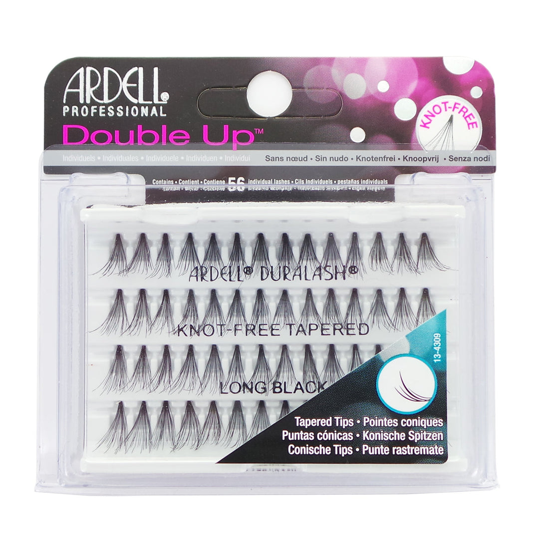 ARDELL Double Up Knot-Free Tapered - Long Black 