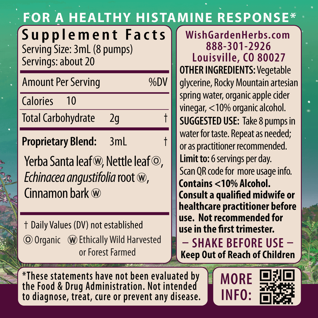 Kick-Ass Allergy Seasonal Rescue For Pregnancy by WishGarden Herbs