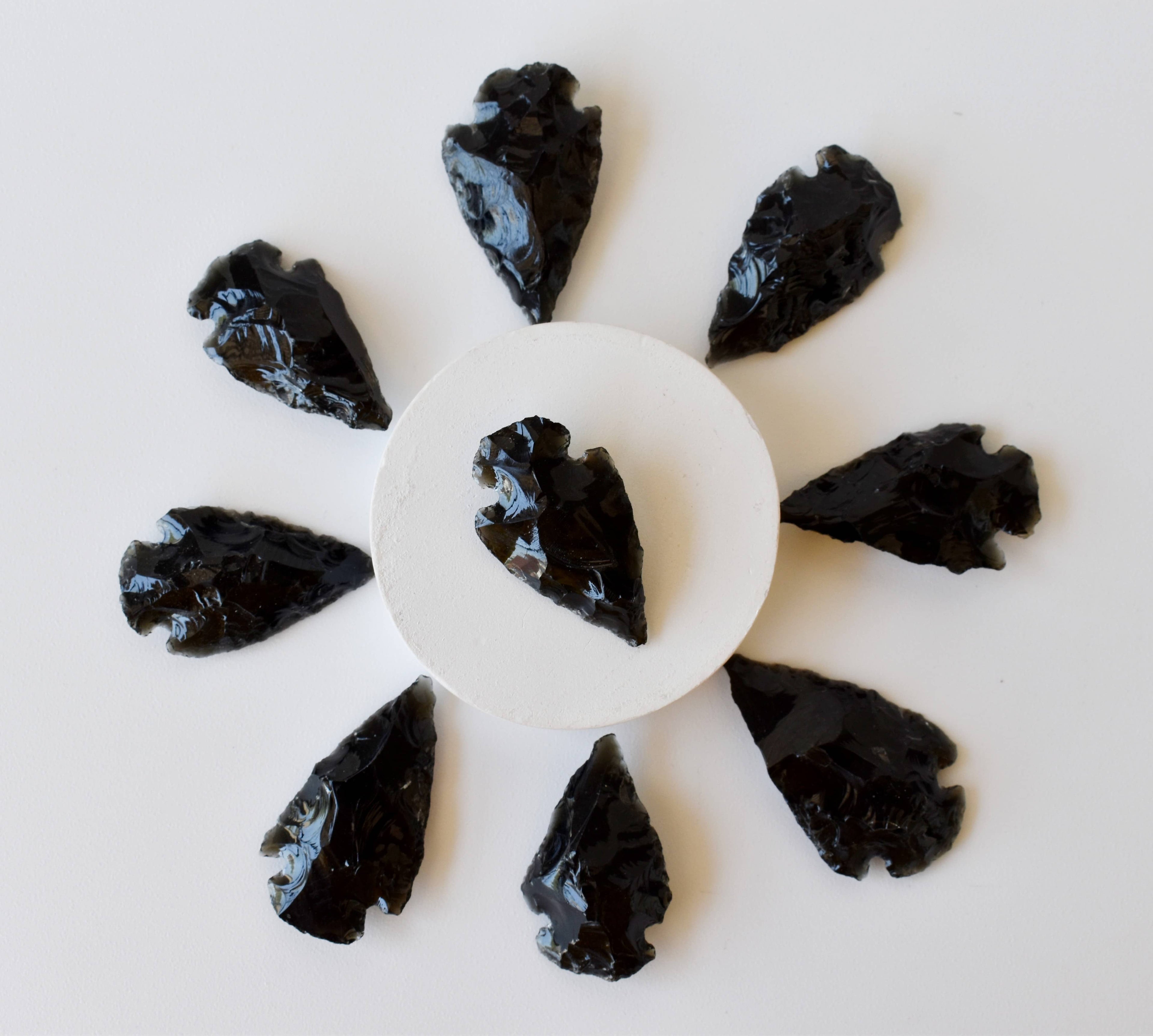 Gemstone Arrowheads for DIY Project Craft Point Jewelry Making  DestGlow