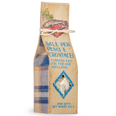 Artigiani dei Sapori, Sicilian Sea Salt Mix for Roasted and Grilled Fish, 7oz (198g)