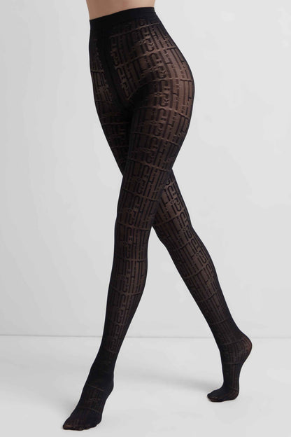Fantasy Tights Conte Art - Letter Pattern