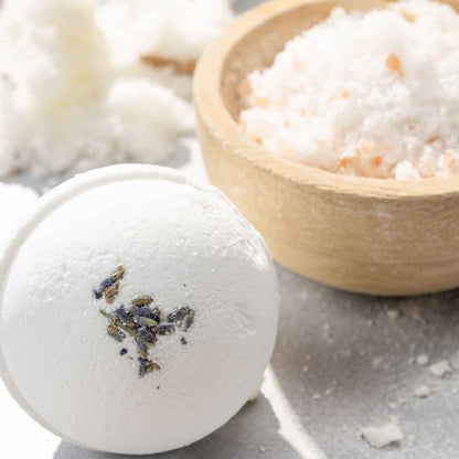 Bulk - 100 Natural Vegan Mix scents Bath Bombs - White