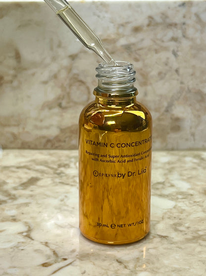 Brightening Vitamin C Glow Serum for Sensitive &amp; Dry Skin – Vegan, Gluten-Free, Anti-Aging, Fragrance-Free by EpiLynx