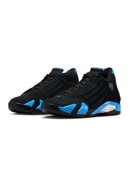 Air Jordan Mens 14 Retro - Black/University Blue by Denim Exchange