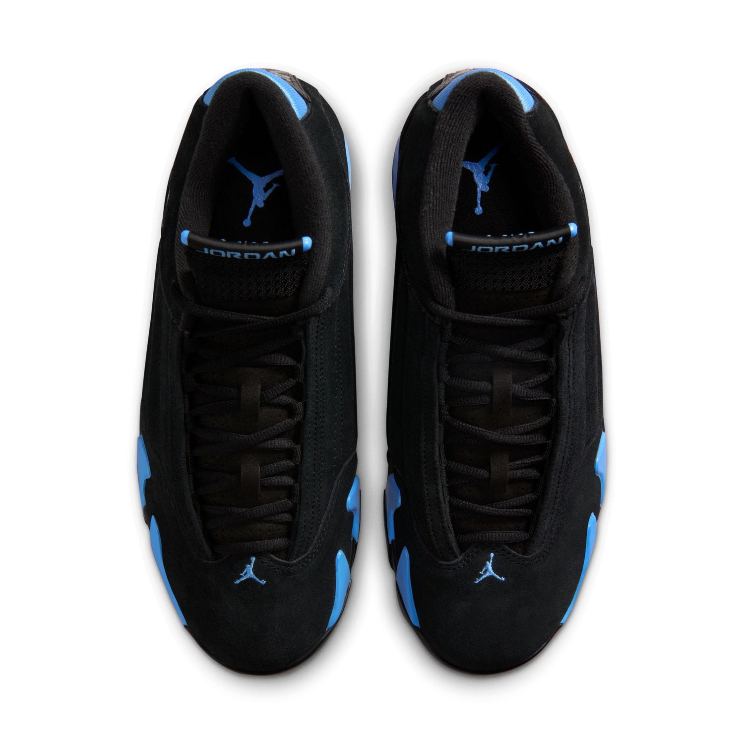 Air Jordan Mens 14 Retro - Black/University Blue by Denim Exchange
