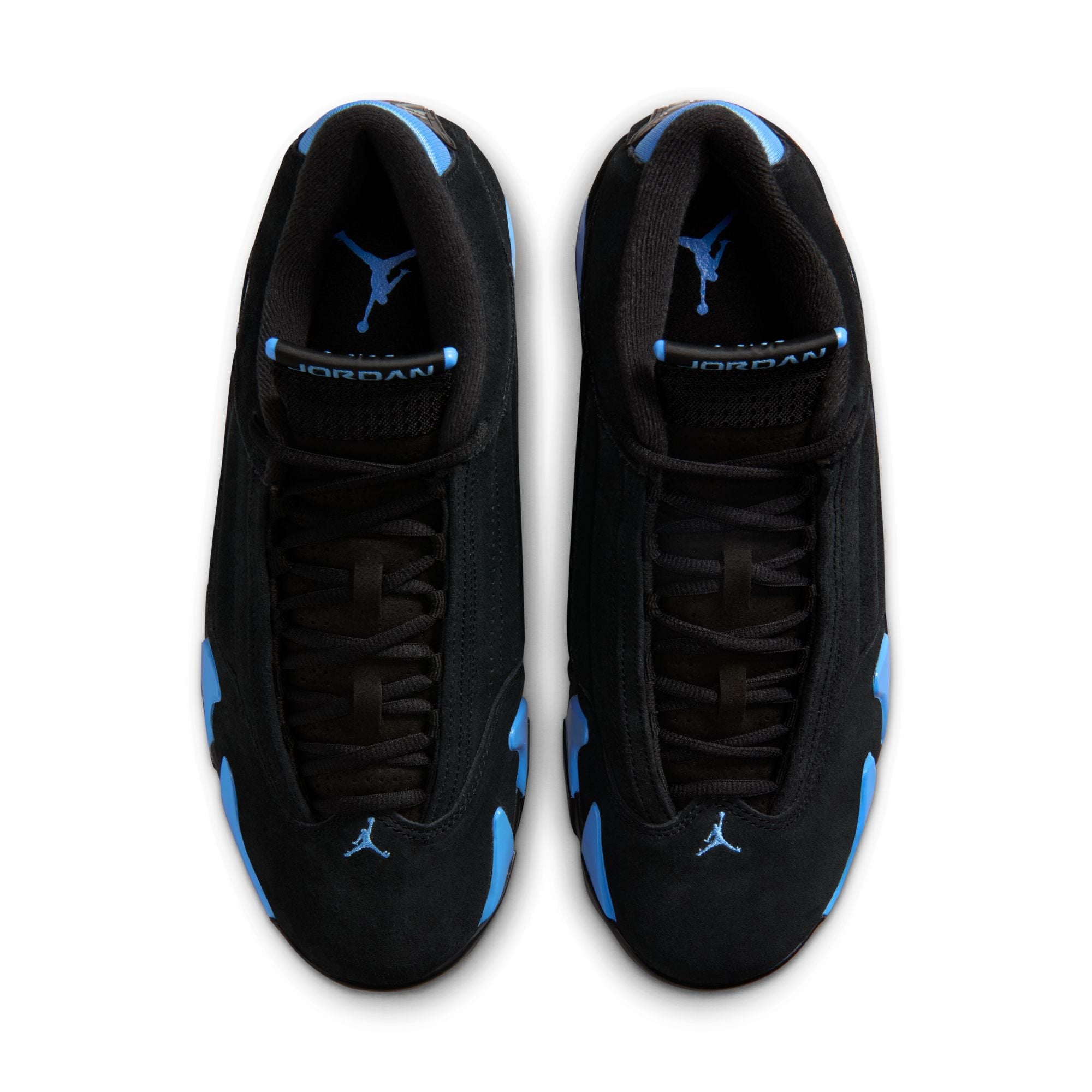 Air Jordan Mens 14 Retro - Black/University Blue by Denim Exchange