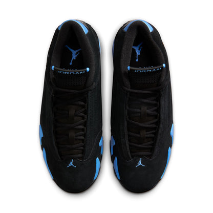 Air Jordan Mens 14 Retro - Black/University Blue by Denim Exchange