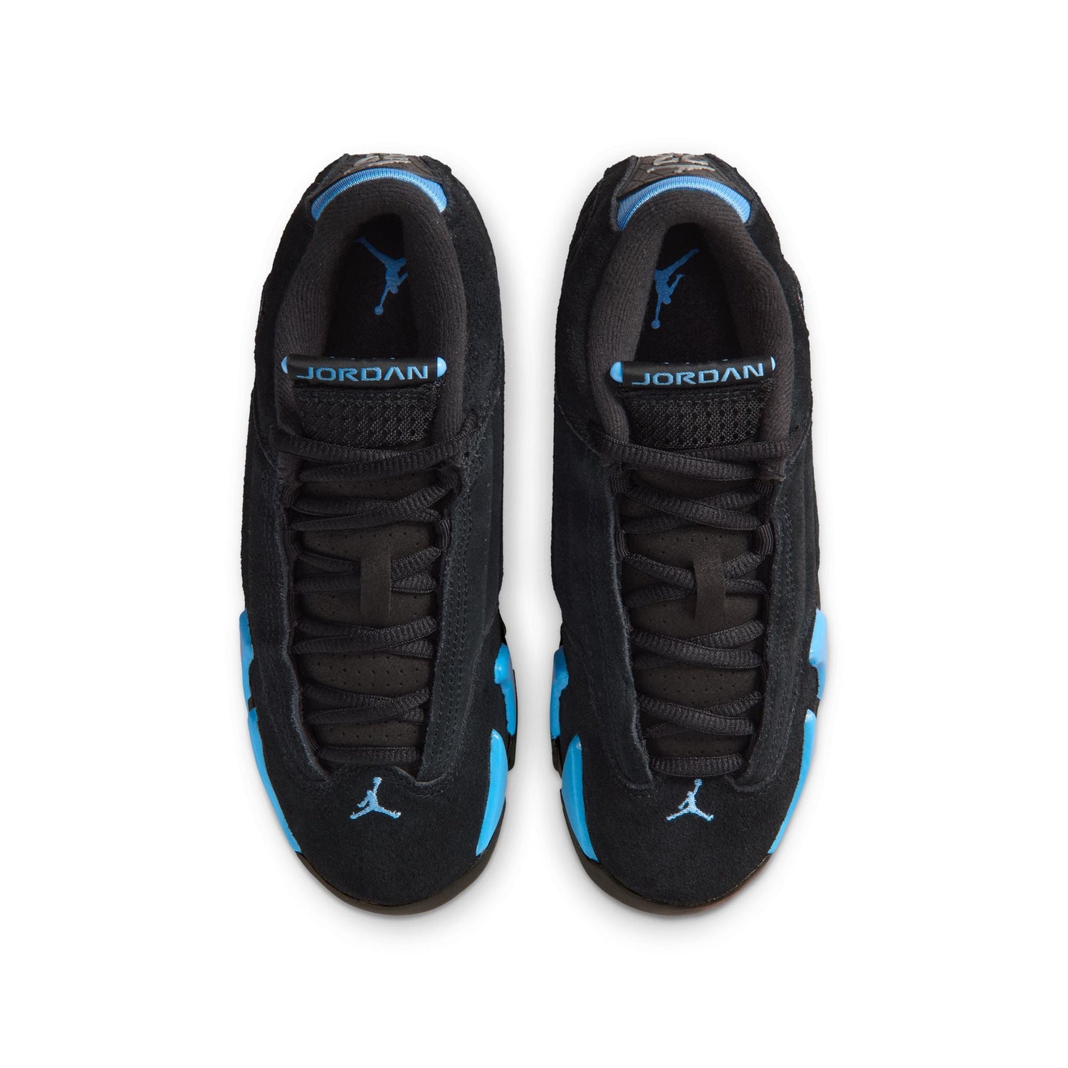Air Jordan Big Kids 14 Retro - Black/University Blue by Denim Exchange