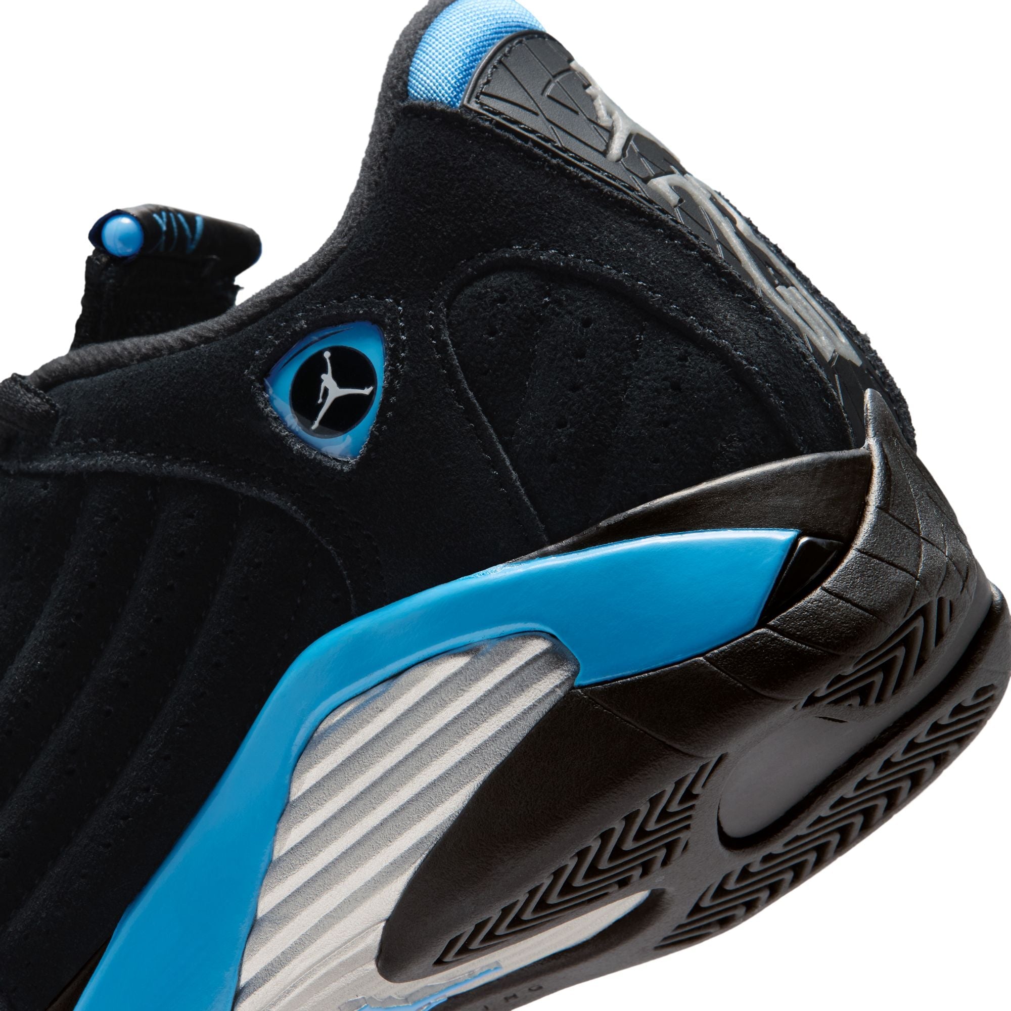 Air Jordan Big Kids 14 Retro - Black/University Blue by Denim Exchange
