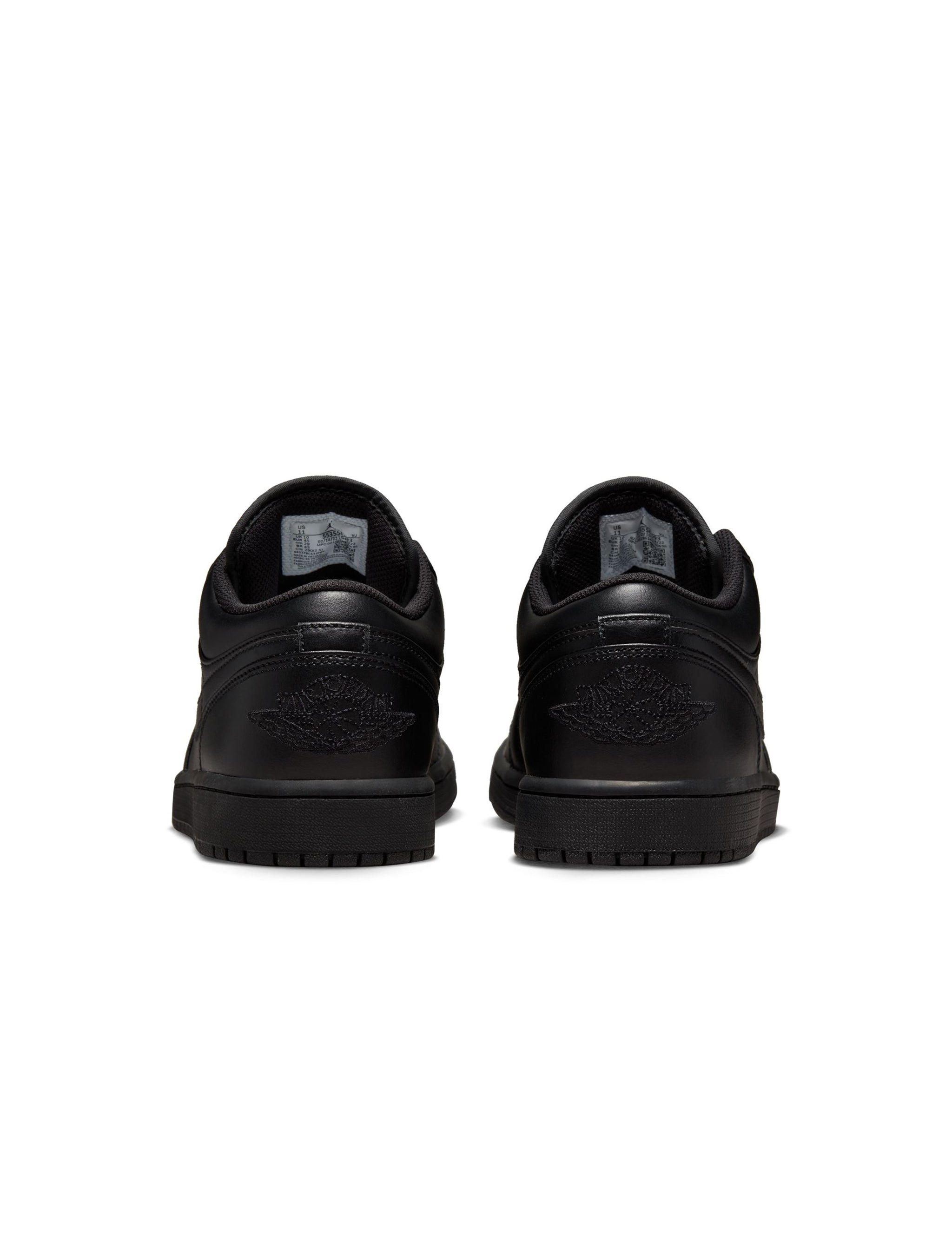 Air Jordan Mens 1 Low - Triple Black by Denim Exchange