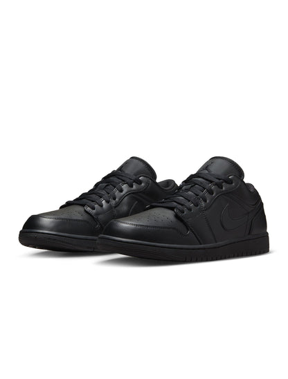 Air Jordan Mens 1 Low - Triple Black by Denim Exchange