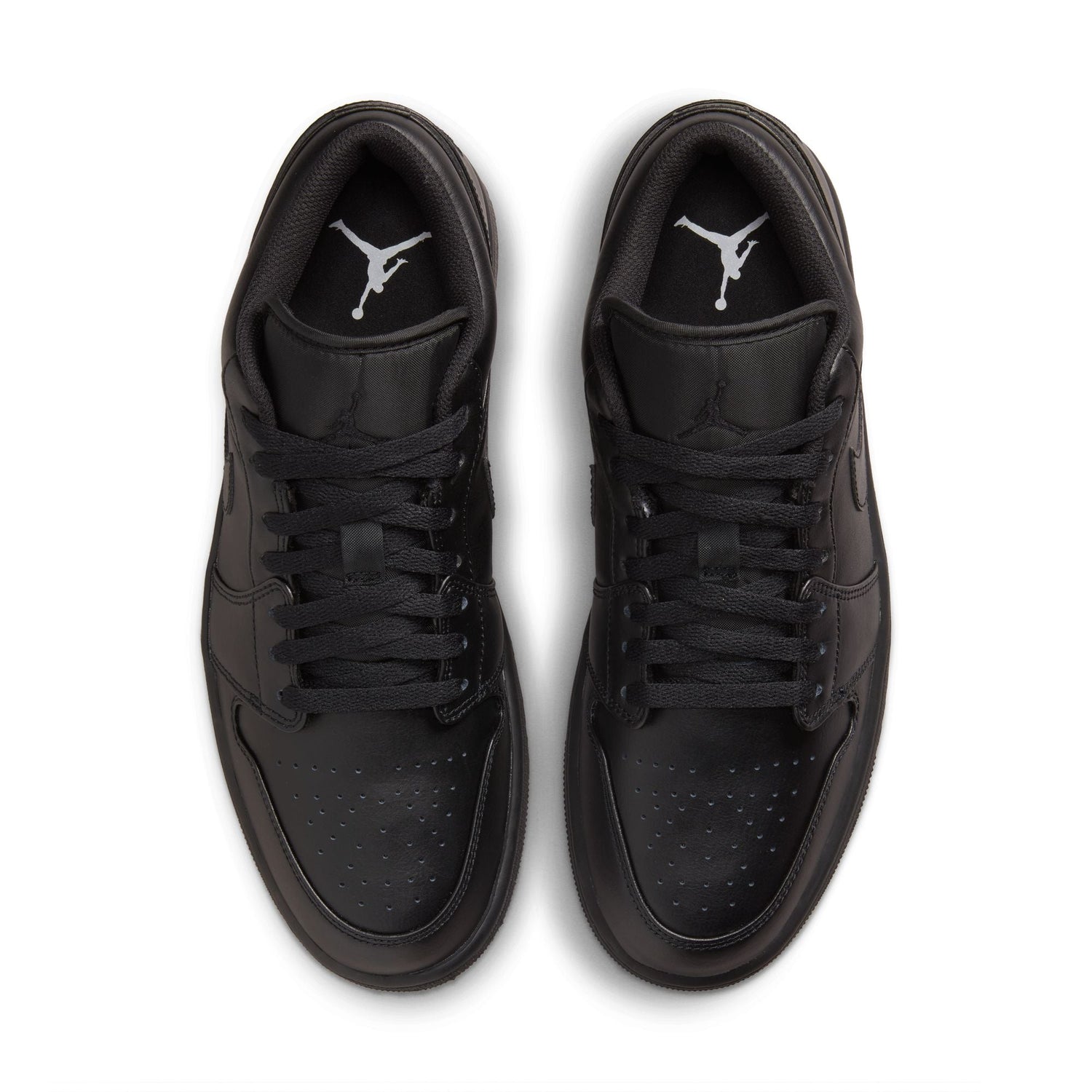Air Jordan Mens 1 Low - Triple Black by Denim Exchange
