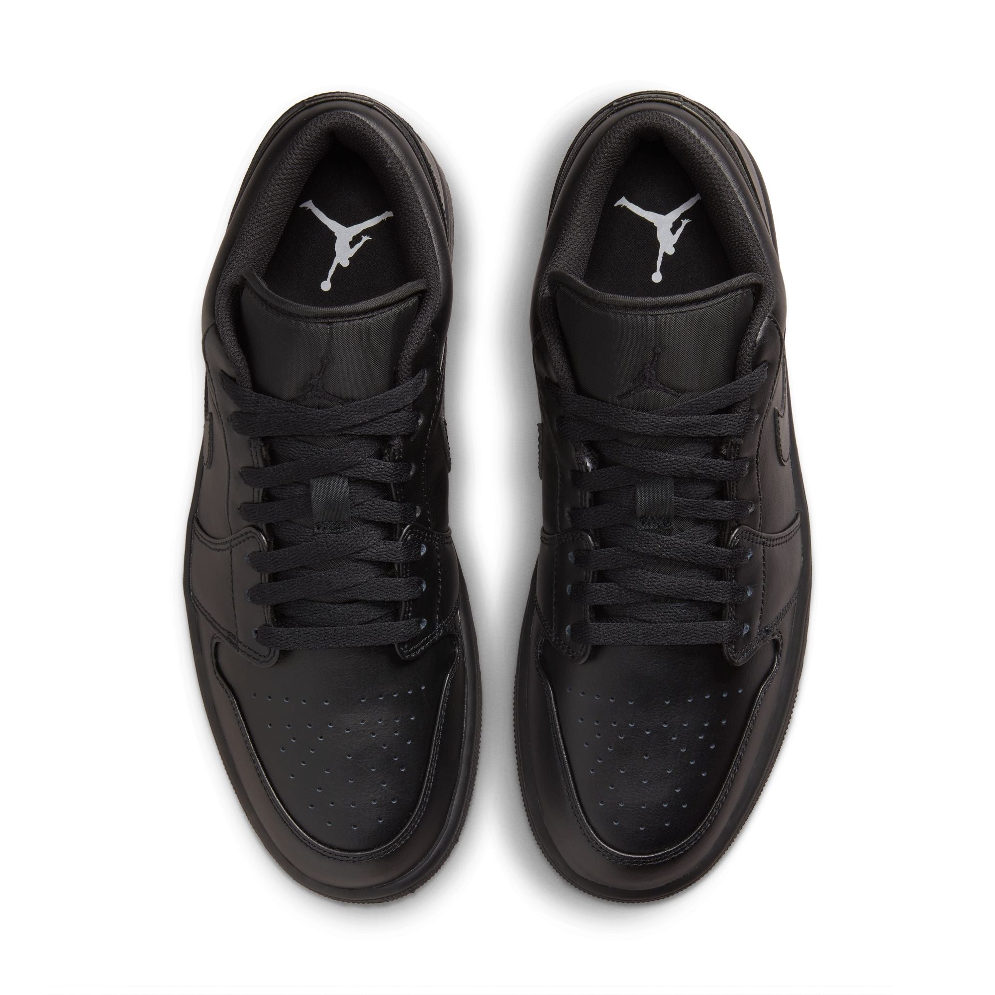 Air Jordan Mens 1 Low - Triple Black by Denim Exchange