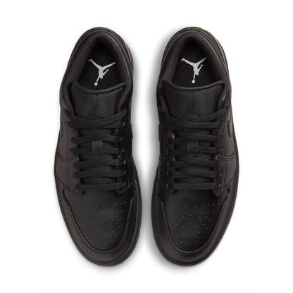 Air Jordan Mens 1 Low - Triple Black by Denim Exchange