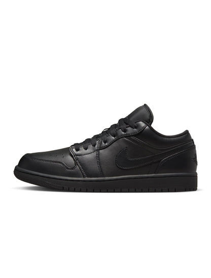 Air Jordan Mens 1 Low - Triple Black by Denim Exchange