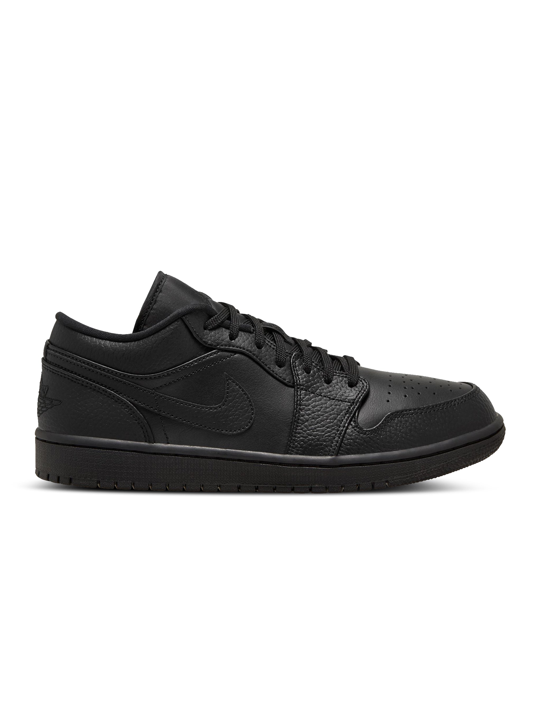 Air Jordan Mens 1 Low - Triple Black by Denim Exchange