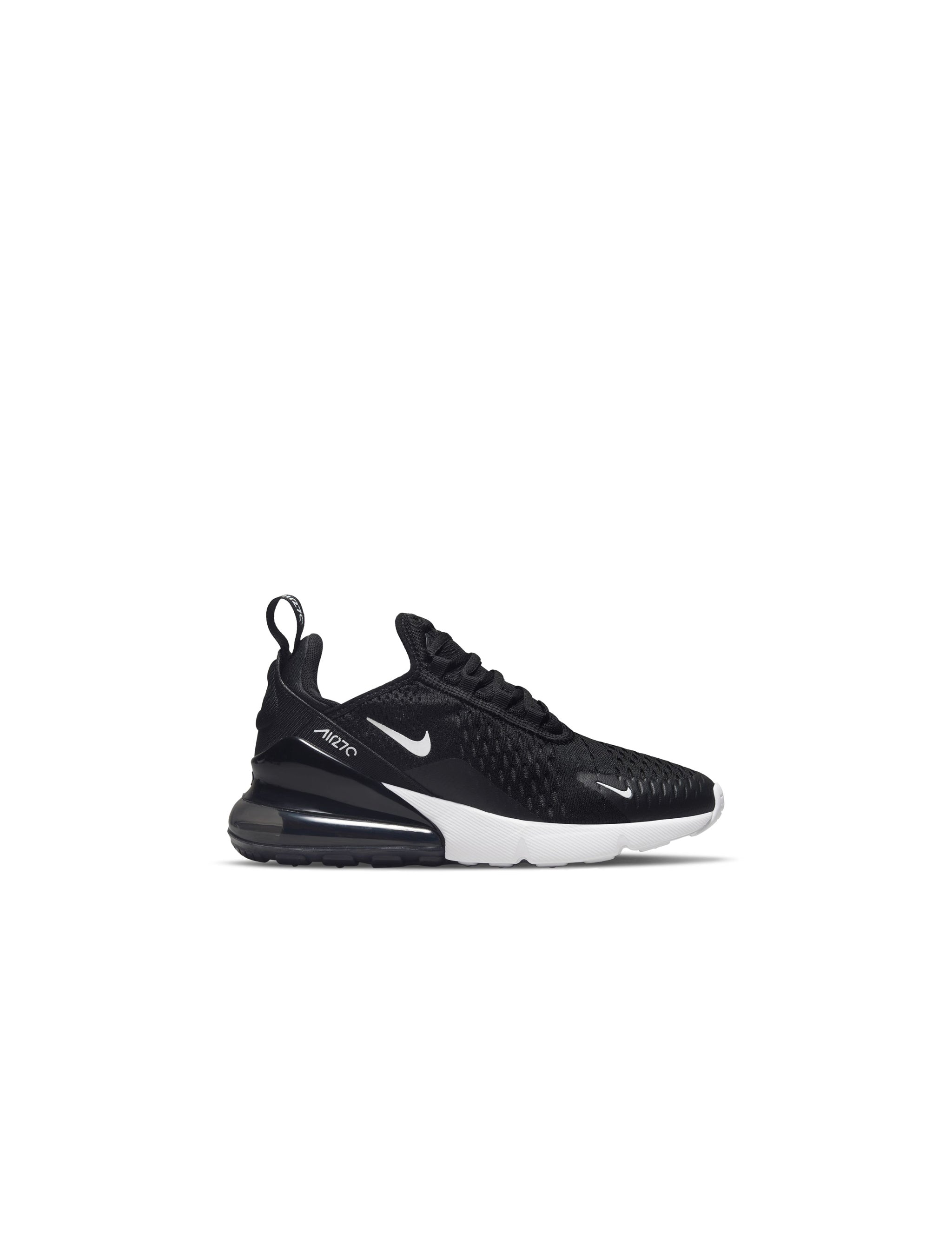 Nike Air Max 270 Big Kids Black/White-Anthracite by Denim Exchange