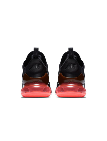Nike Mens Air Max 270 Black/Black-Hot Punch by Denim Exchange