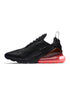 Nike Mens Air Max 270 Black/Black-Hot Punch by Denim Exchange
