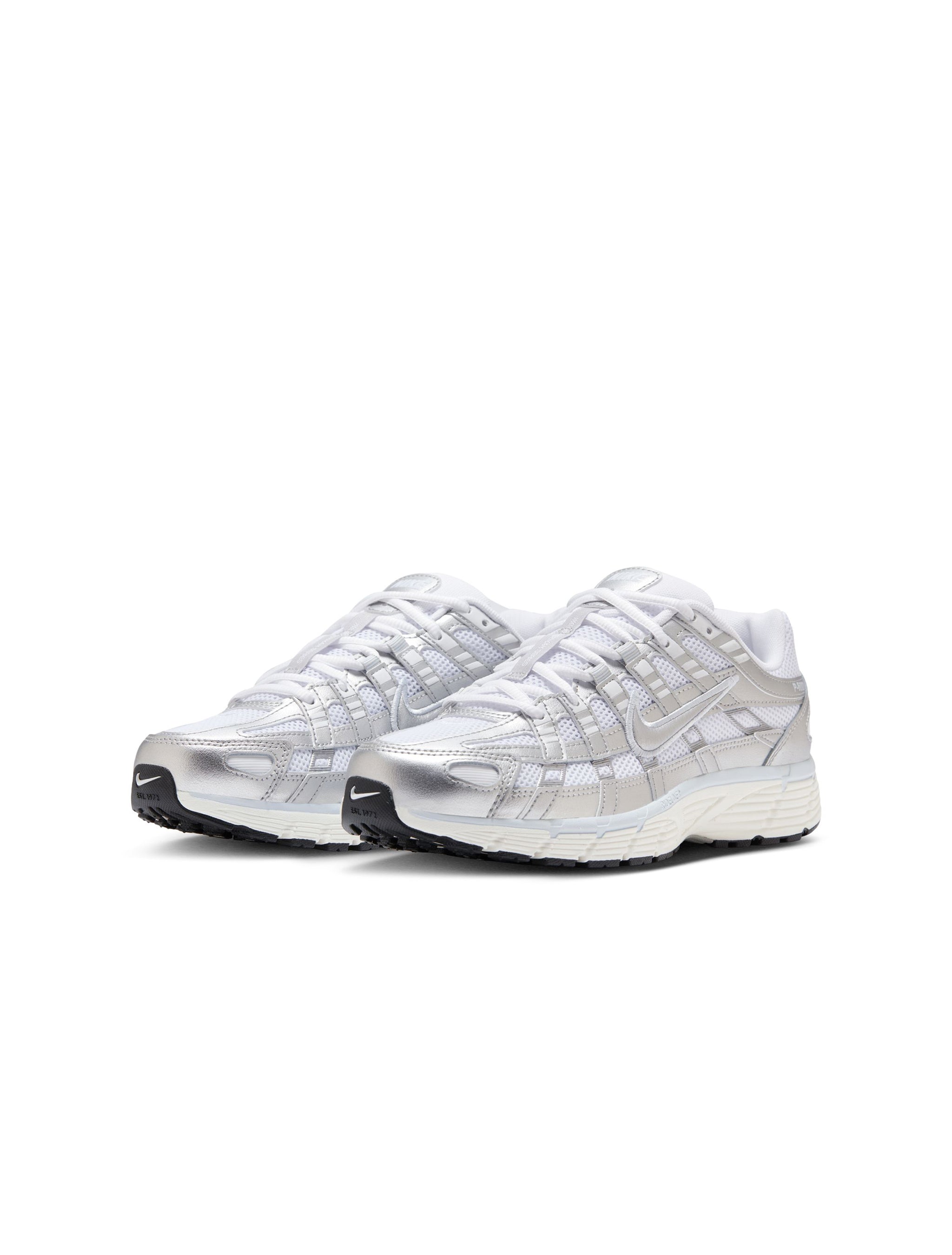 Nike Womens P-6000 - White/Metallic Silver by Denim Exchange